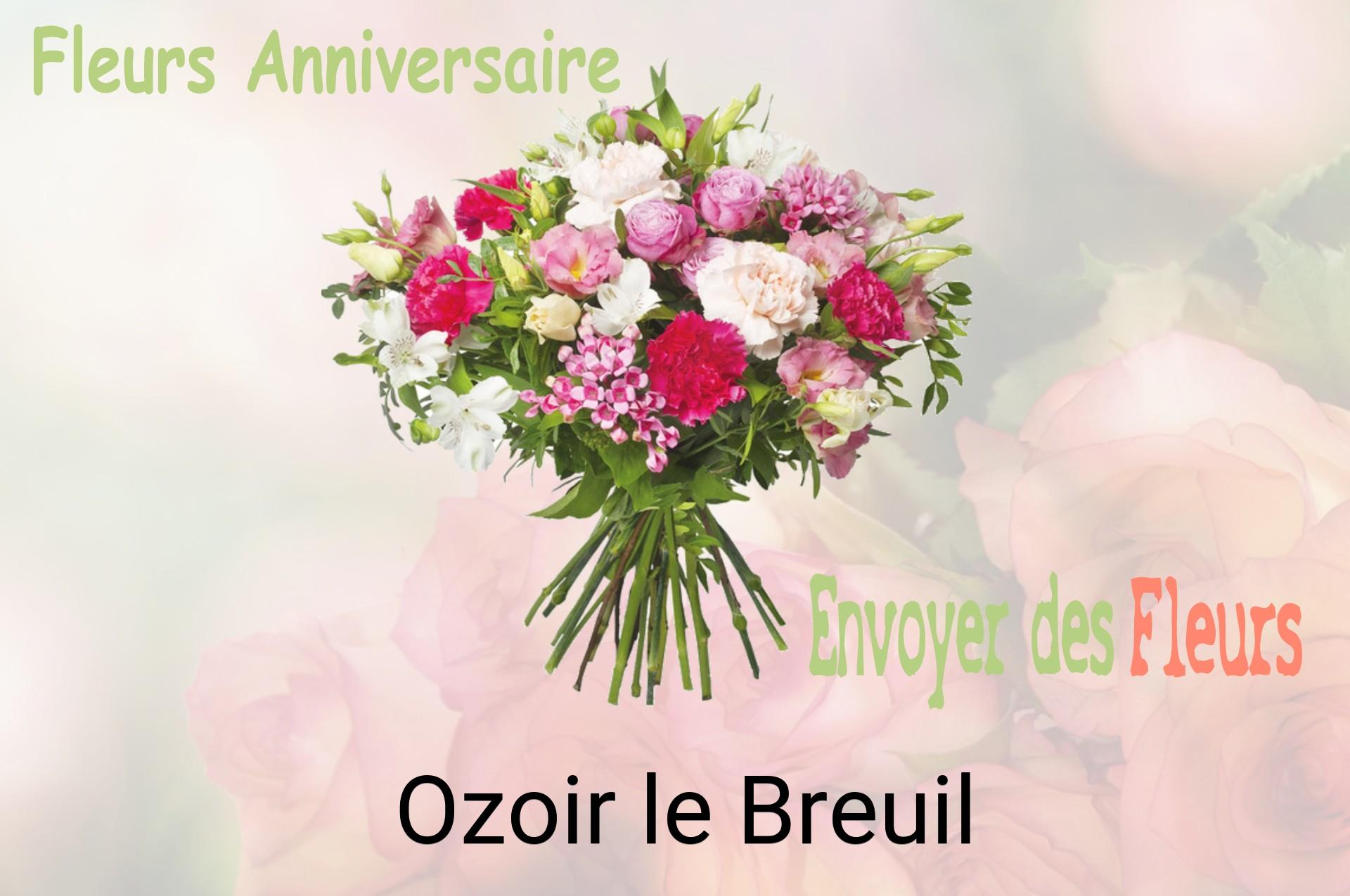 Bouquet de fleurs d’anniversaire livré à Ozoir-le-Breuil