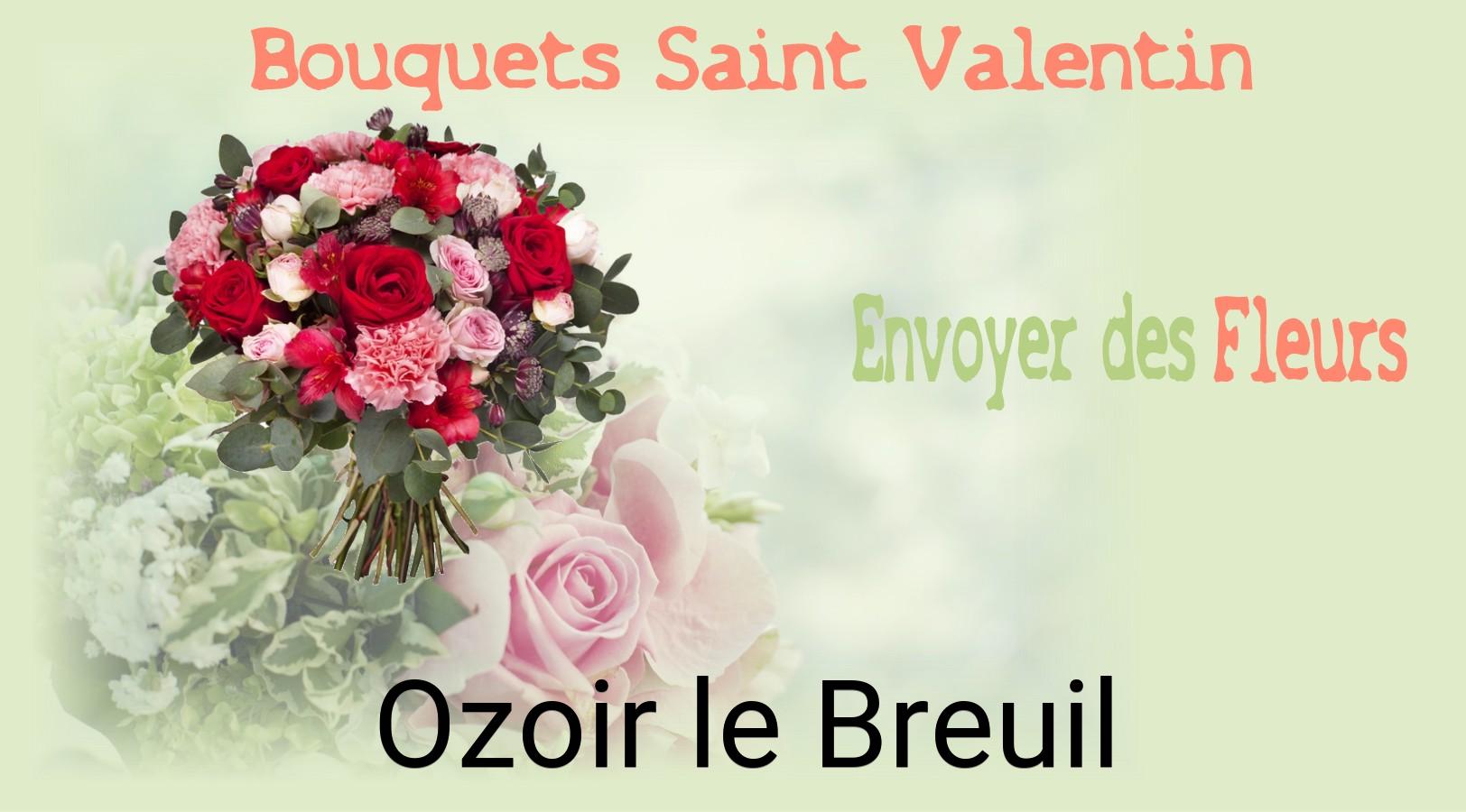 Roses de Saint-Valentin livrées à Ozoir-le-Breuil